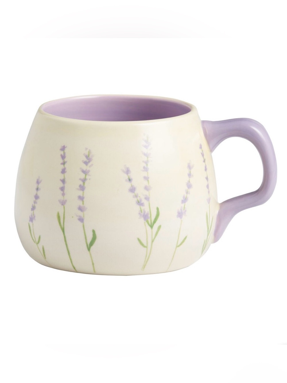 Cost Plus World Market Floral Hand Painted Ceramic Mug
